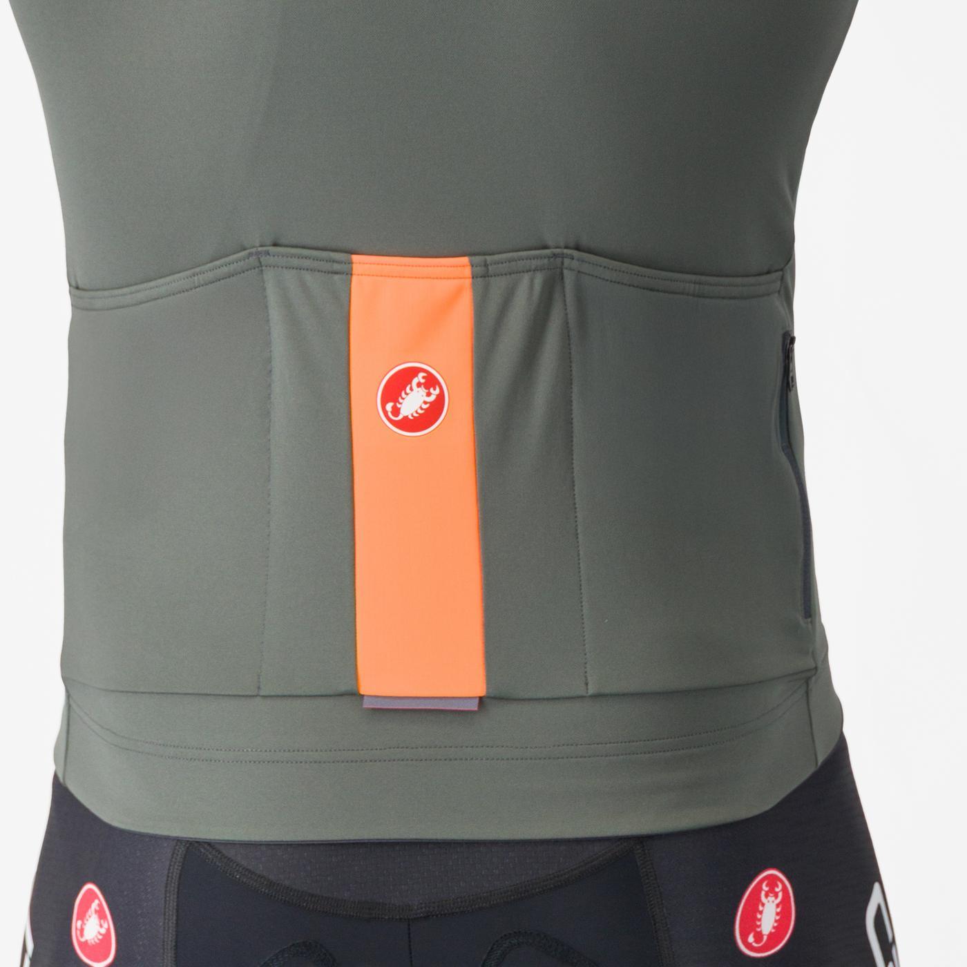 CASTELLI PROLOGO LITE Κοντομάνικο Jersey Γκρι/Πορτοκαλί