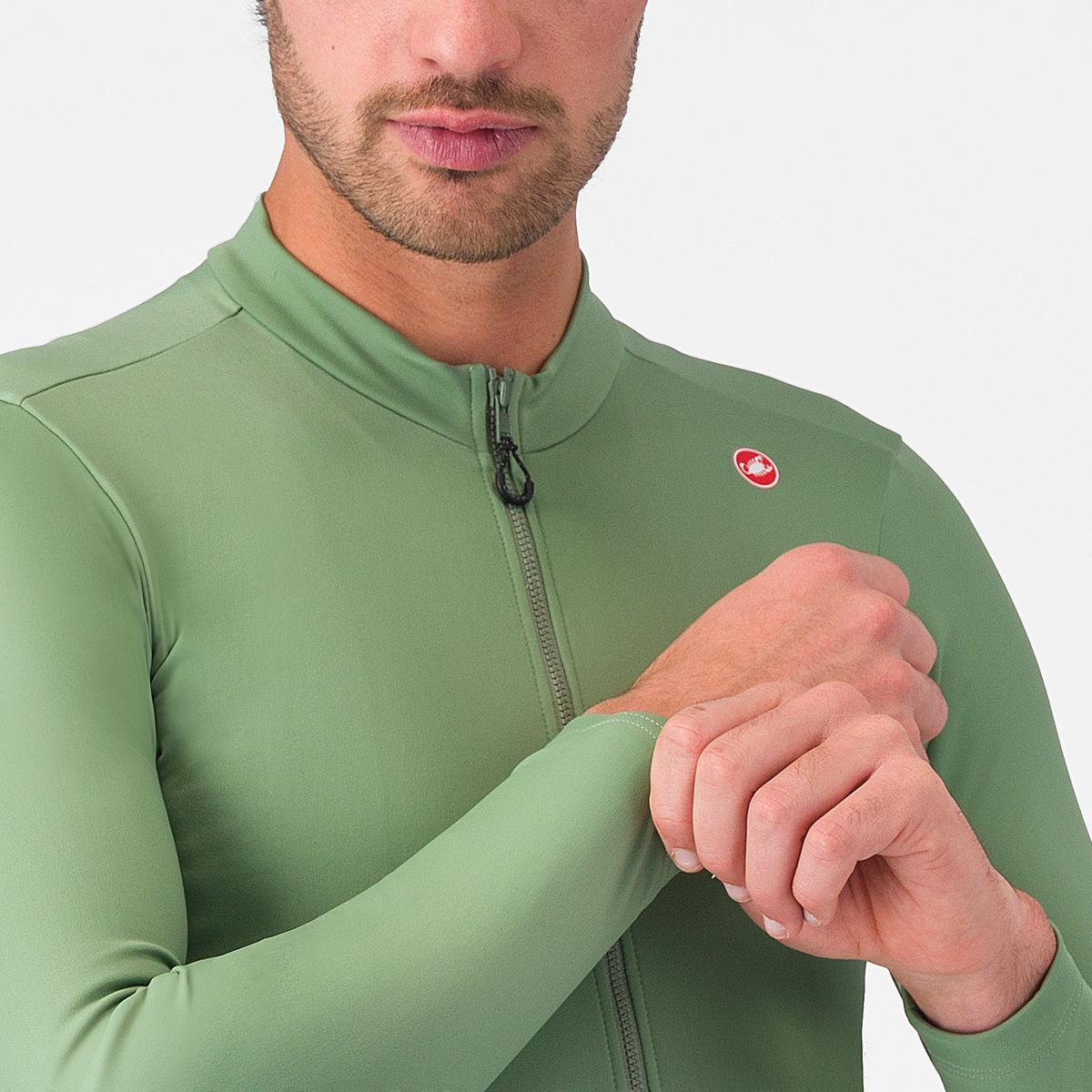 CASTELLI ESPRESSO THERMAL Μακρυμάνικο Peper Jersey Πράσινο
