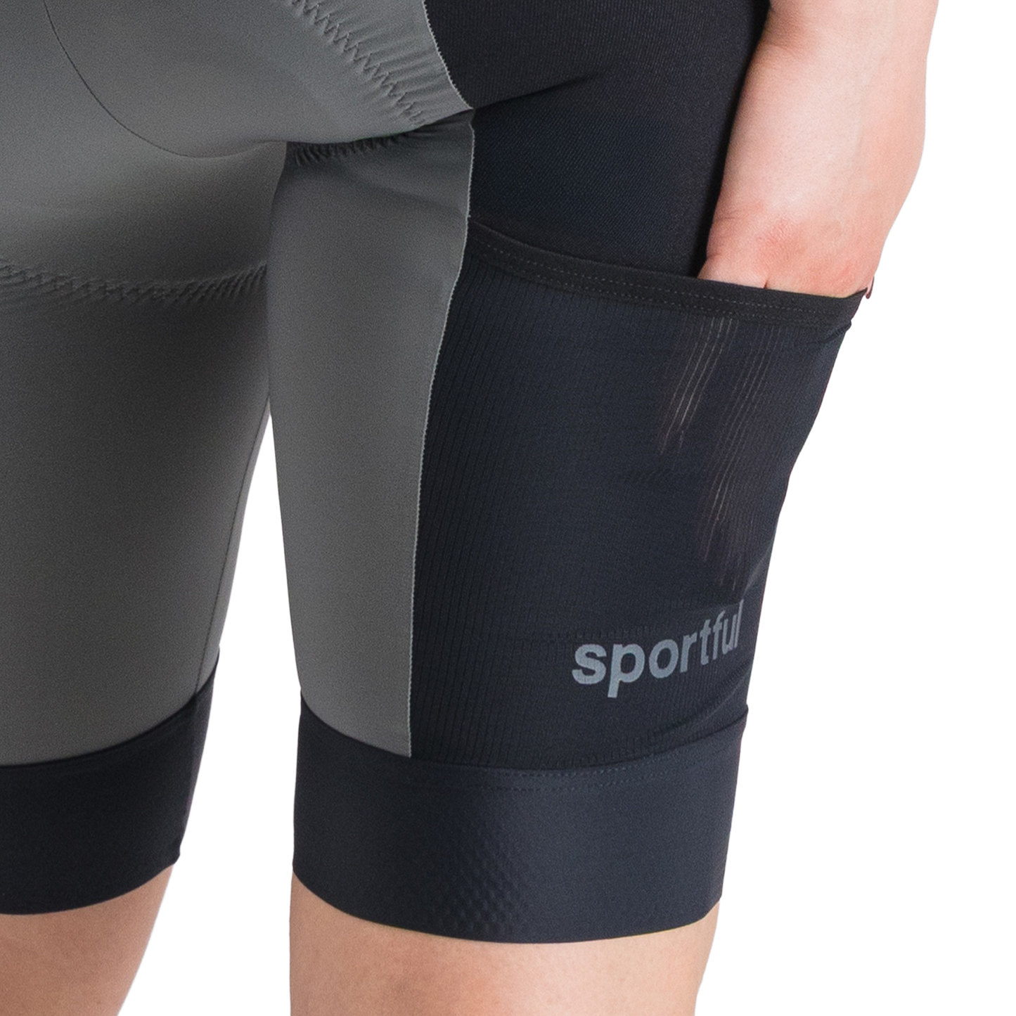 Γυναικείο SPORTFUL SUPERGIARA 2 Bibshort Γκρι/Μαύρο