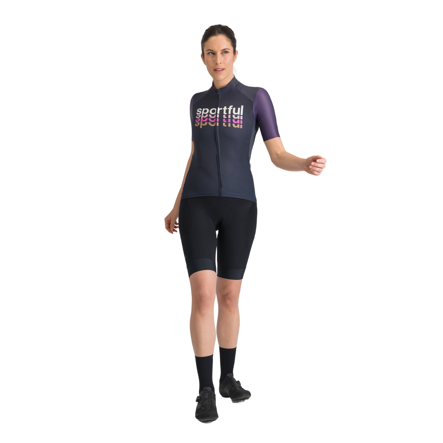 Women's SPORTFUL SUPERGIARA 2 LOGO Short Sleeve Jersey Navy