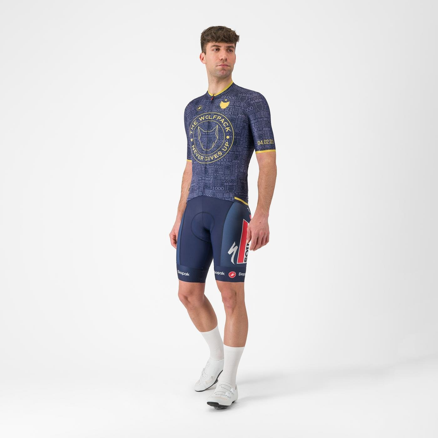 CASTELLI WOLFPACK 1000 VICTORY Short Sleeve Jersey Navy