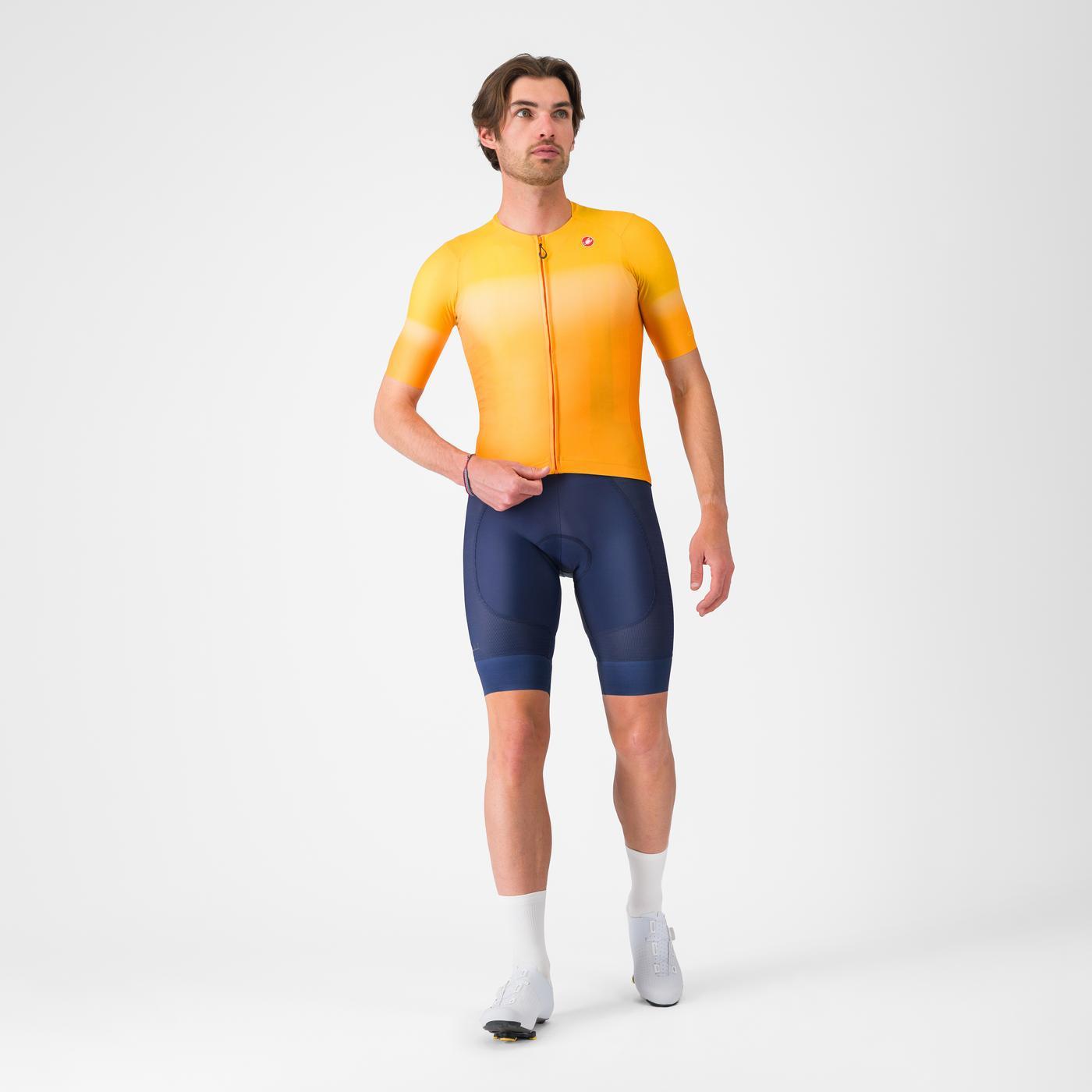 CASTELLI UPF Short Sleeve Jersey Orange