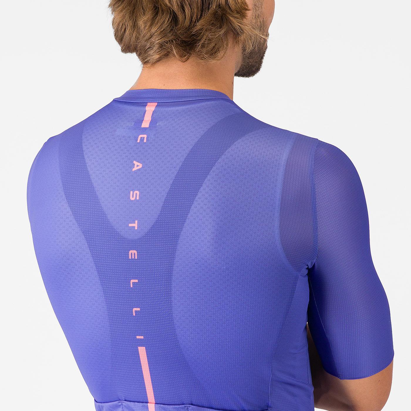 CASTELLI DRITTONE LOGO Κοντομάνικο Jersey Μωβ