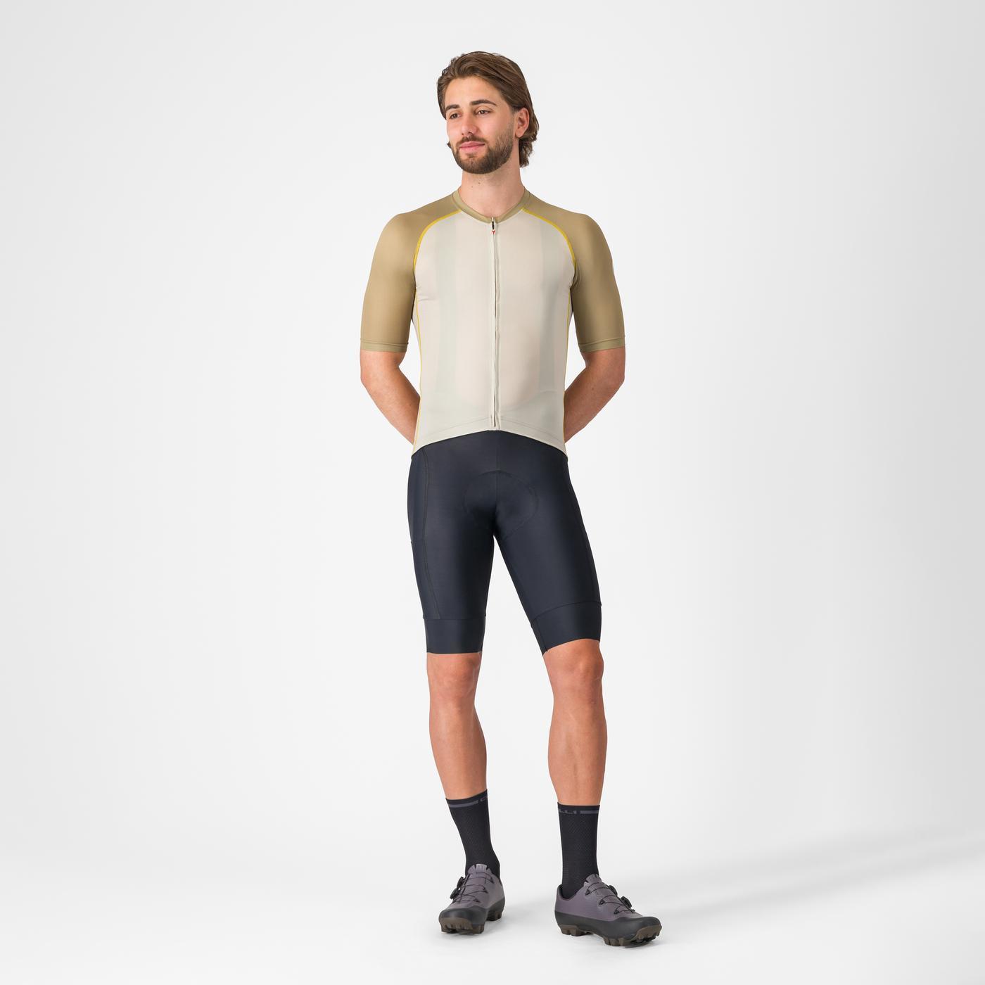 CASTELLI UNLIMITED ENDURANCE 3 JERSEY Beige/Khaki jersey