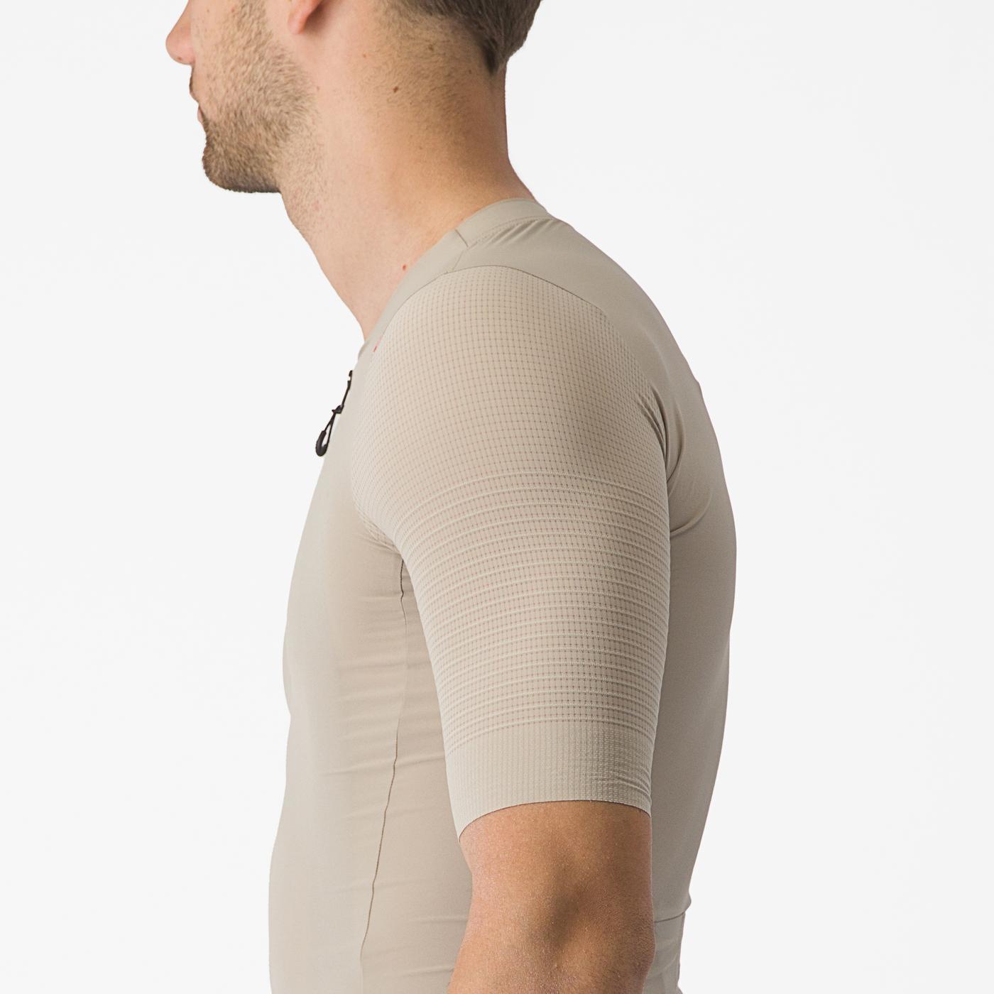 CASTELLI PREMIO Κοντομάνικο μπεζ Jersey