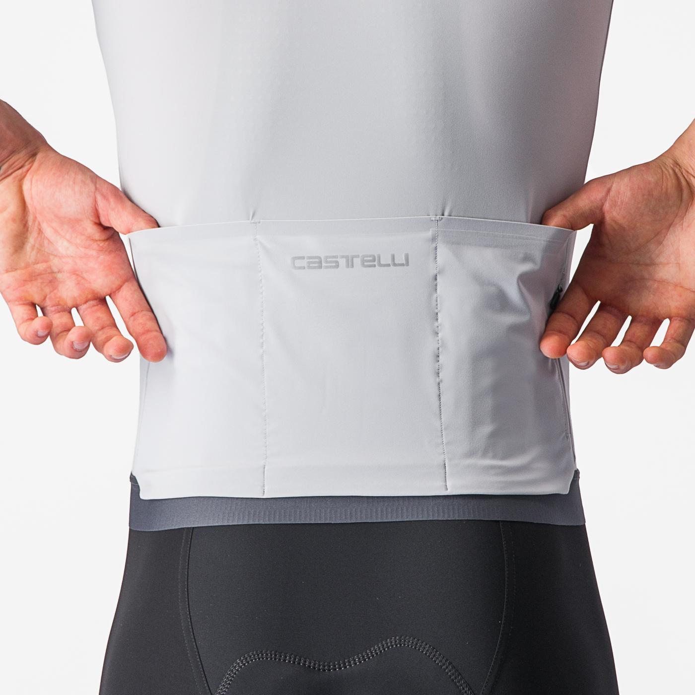 CASTELLI PREMIO Κοντομάνικο Jersey Μαύρο/Γκρι