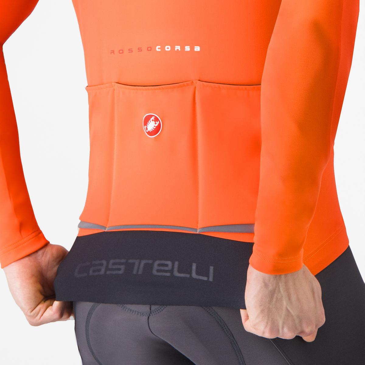 CASTELLI PERFETTO AIR Μπουφάν πορτοκαλί/μαύρο