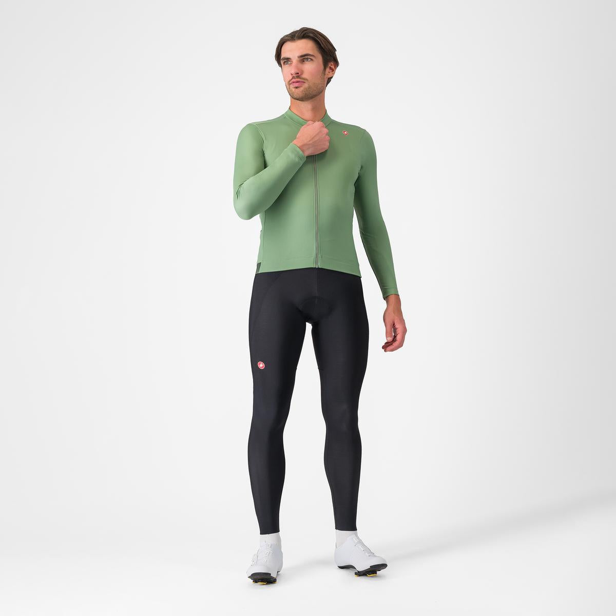 CASTELLI ESPRESSO THERMAL Μακρυμάνικο Peper Jersey Πράσινο