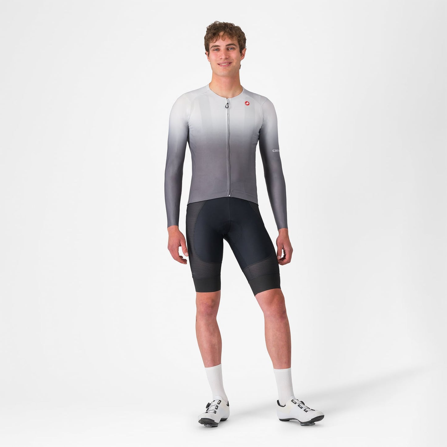 CASTELLI UPF Long Sleeve Jersey Γκρι
