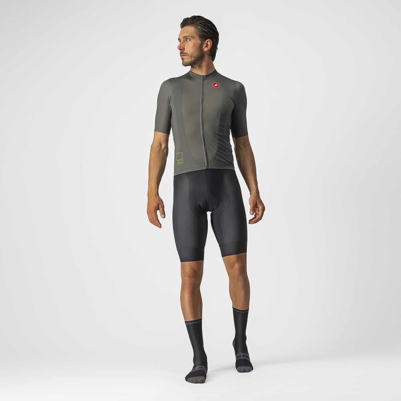 CASTELLI BREATHE ATTACK Κοντομάνικο Jersey Γκρι/πράσινο