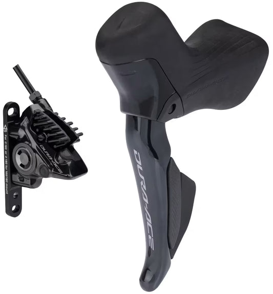 Αριστερή Μανέτα και Εμπρός Δαγκάνα SHIMANO DURA-ACE DI2 R9270 Double Flat Mount 2x12V