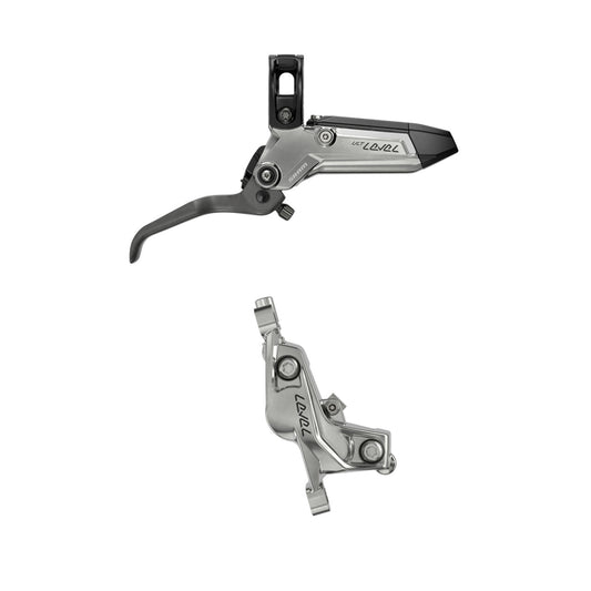 SRAM LEVEL ULTIMATE STEALTH 4 εμβόλων πίσω φρένο, ασημί
