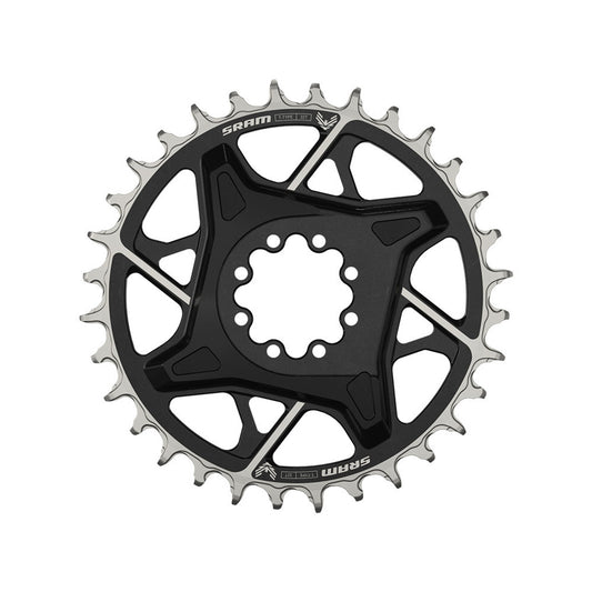 SRAM X0 T-TYPE EAGLE BOOST 12V Direct Mount 3mm Μαύρο μονόχρωμο δαχτυλίδι αλυσίδας