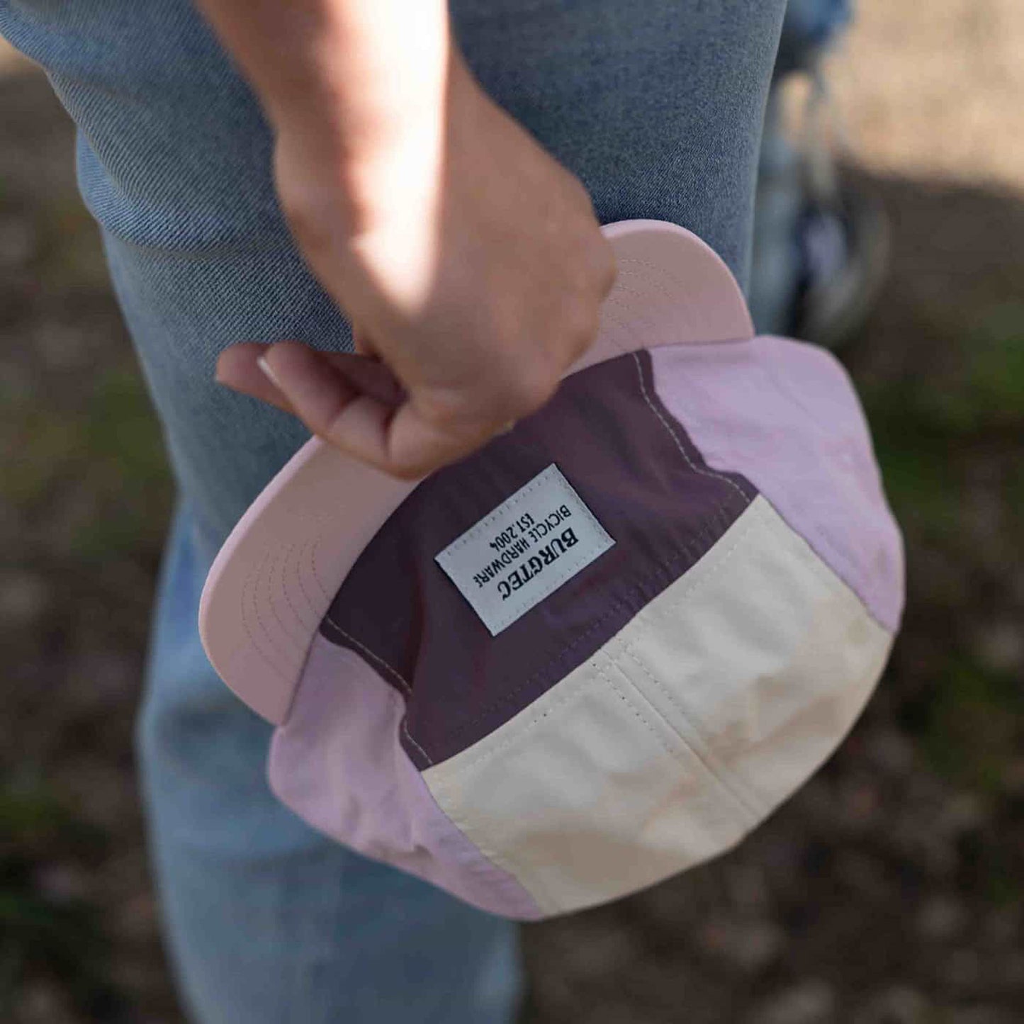 Cap BURGTEC COURIER FIVE PANEL Lemonade Pink
