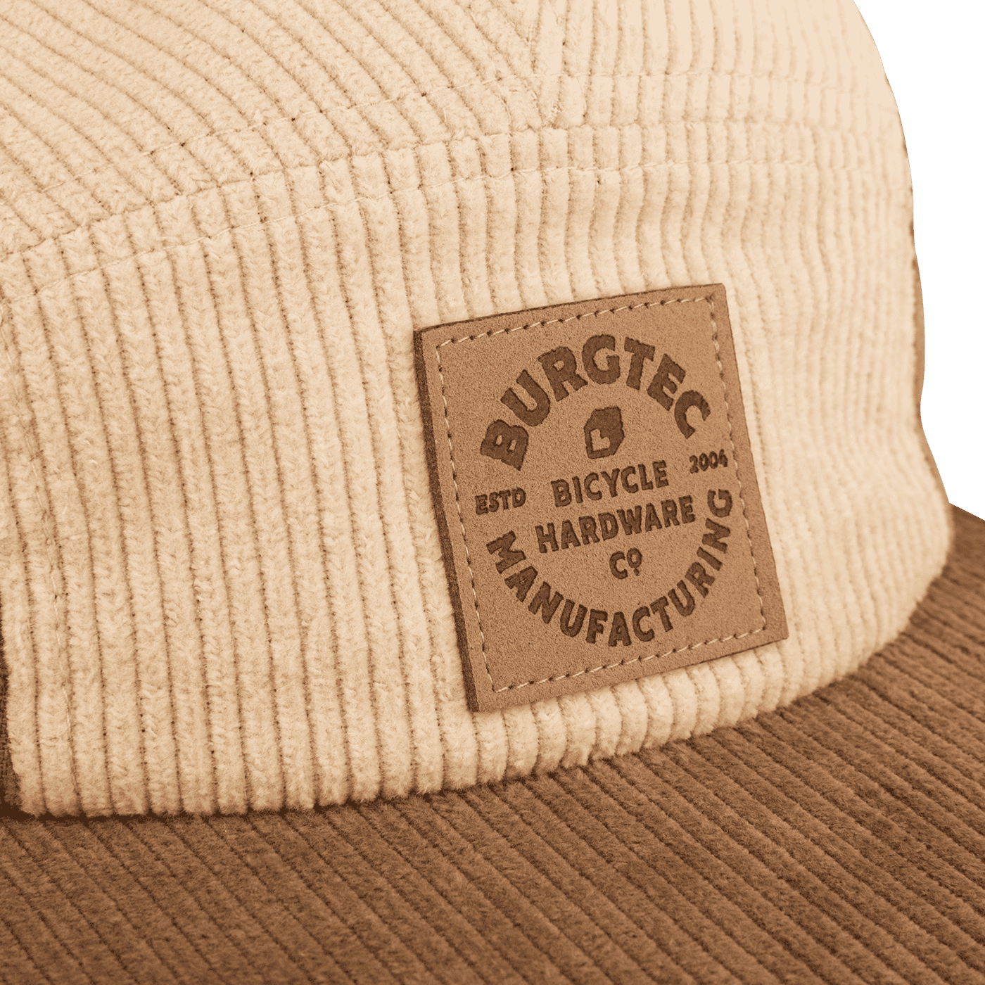 BURGTEC BANDIT CORDUROY FIVE PANEL Cap Μπεζ/Καφέ