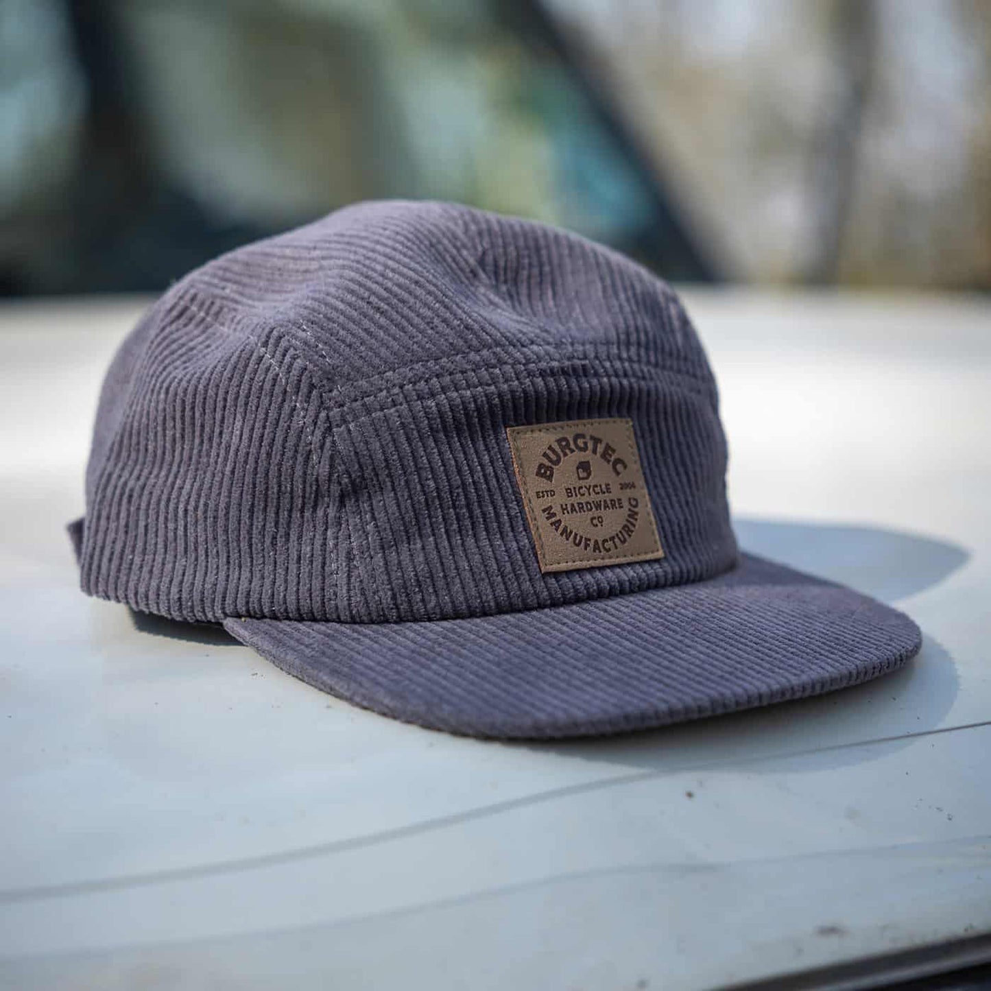 BURGTEC BANDIT CORDUROY FIVE PANEL Grey cap