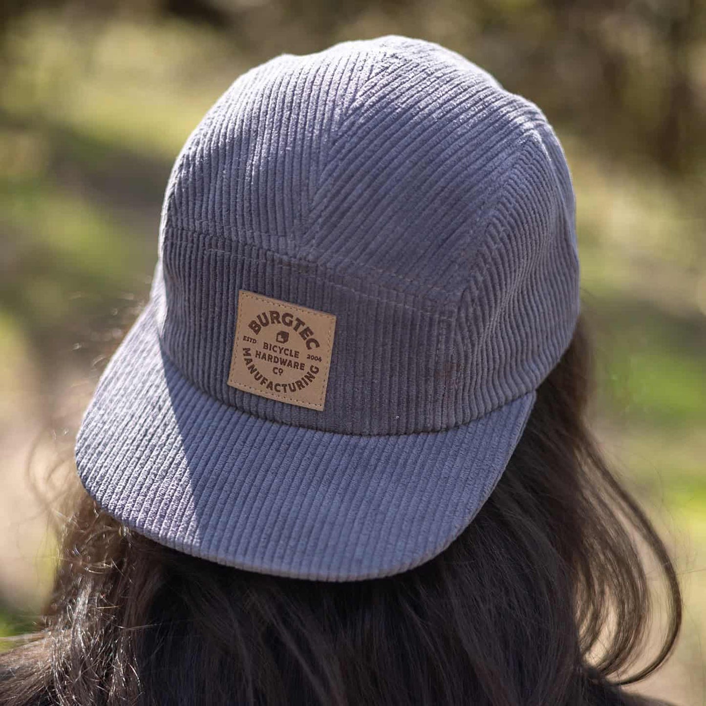 BURGTEC BANDIT CORDUROY FIVE PANEL Grey cap