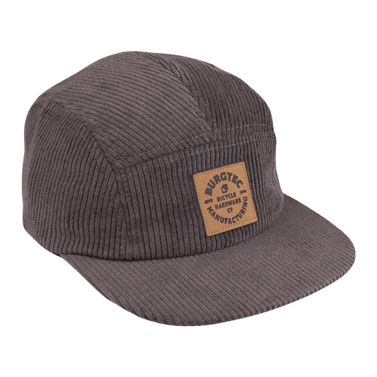 BURGTEC BANDIT CORDUROY FIVE PANEL Grey cap
