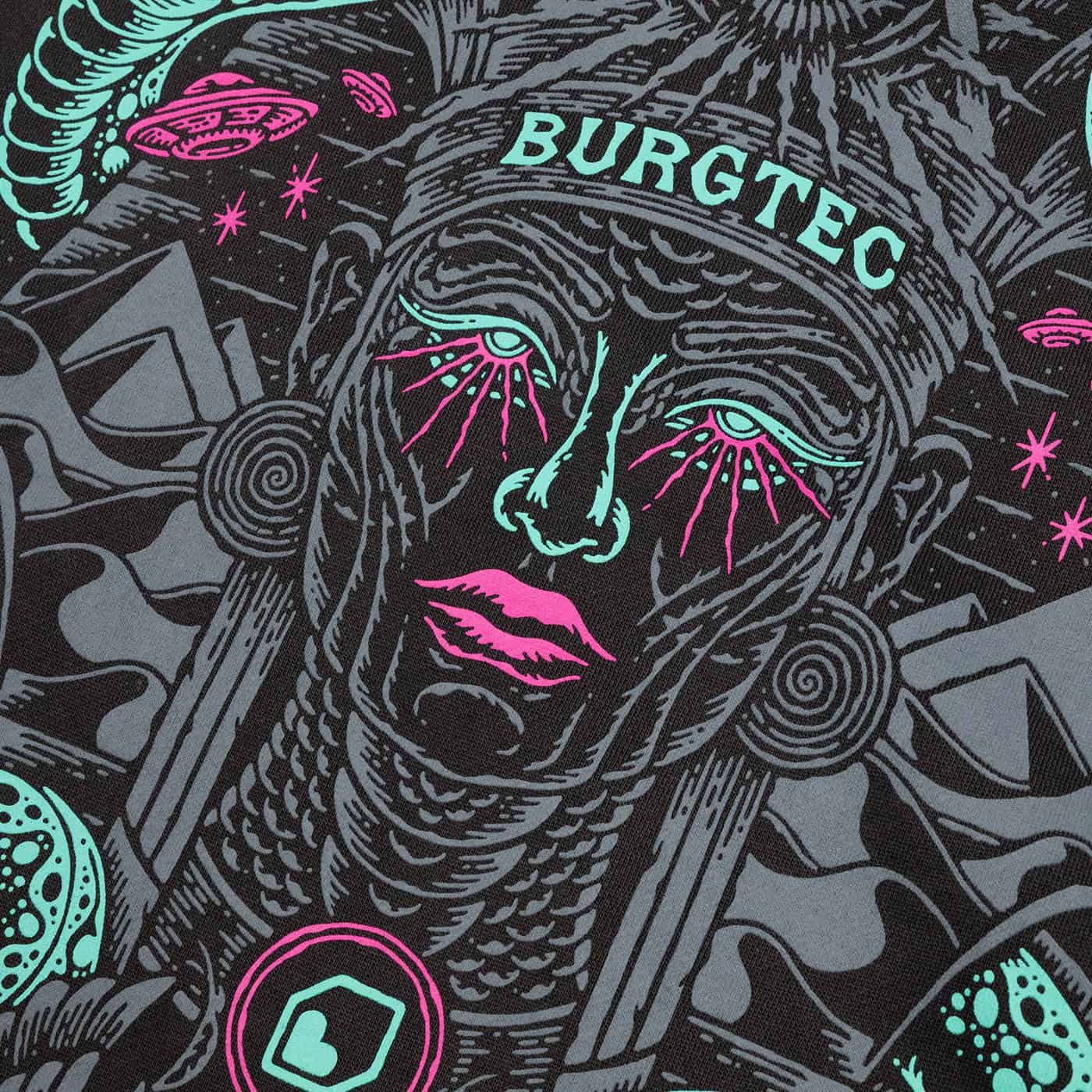 Μπλούζα BURGTEC DESERT QUEEN FADED φούτερ