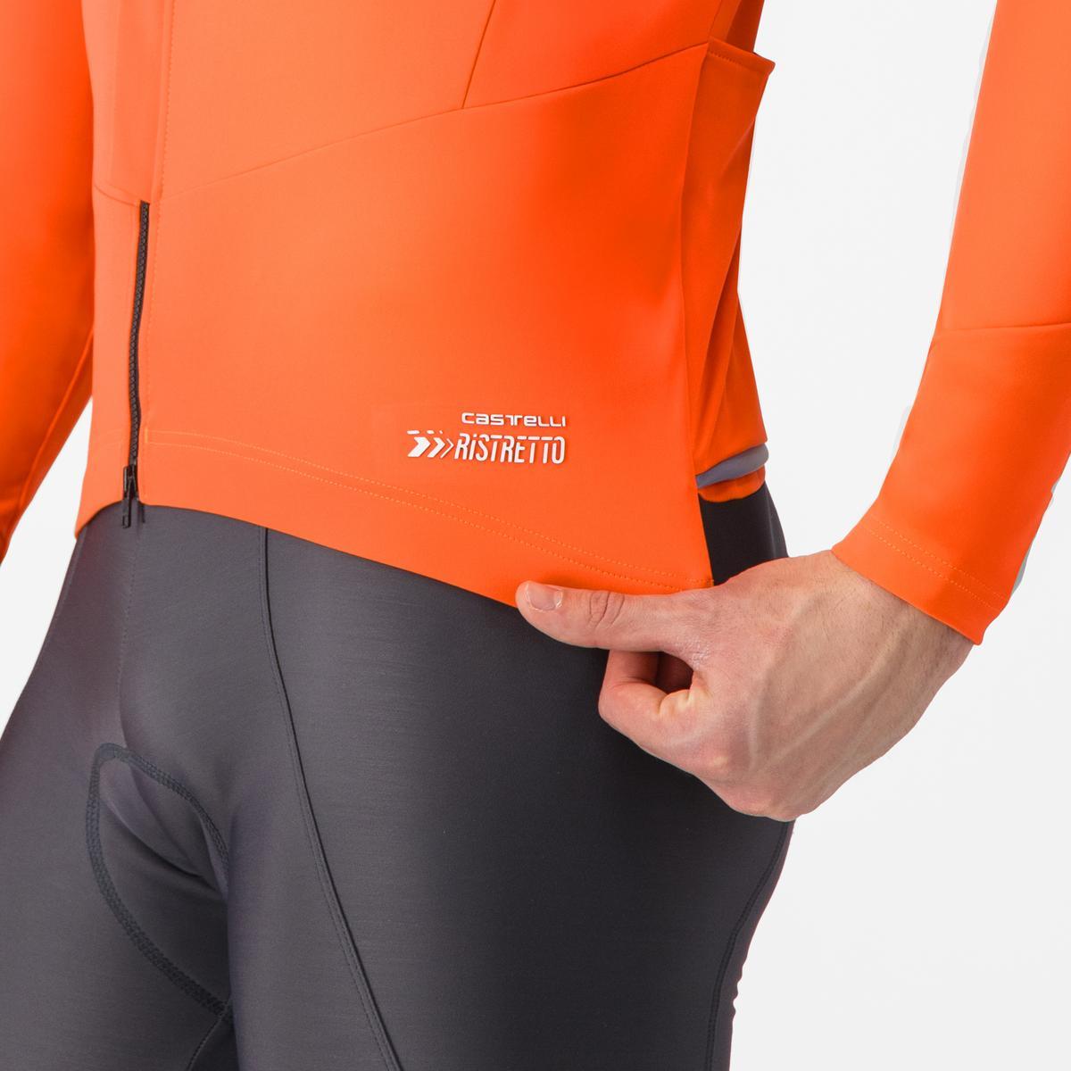 CASTELLI PERFETTO AIR Μπουφάν πορτοκαλί/μαύρο