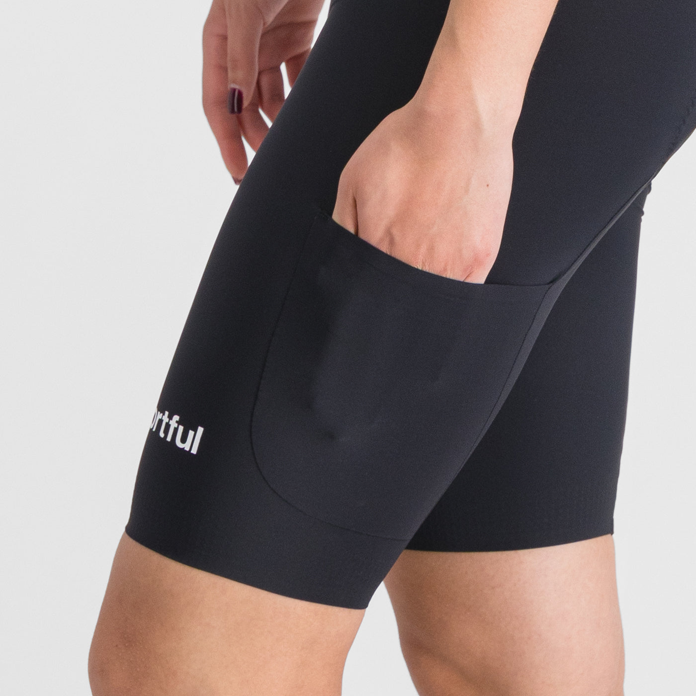 Γυναικείο SPORTFUL G-SUIT κοντομάνικο μαύρο/λευκό