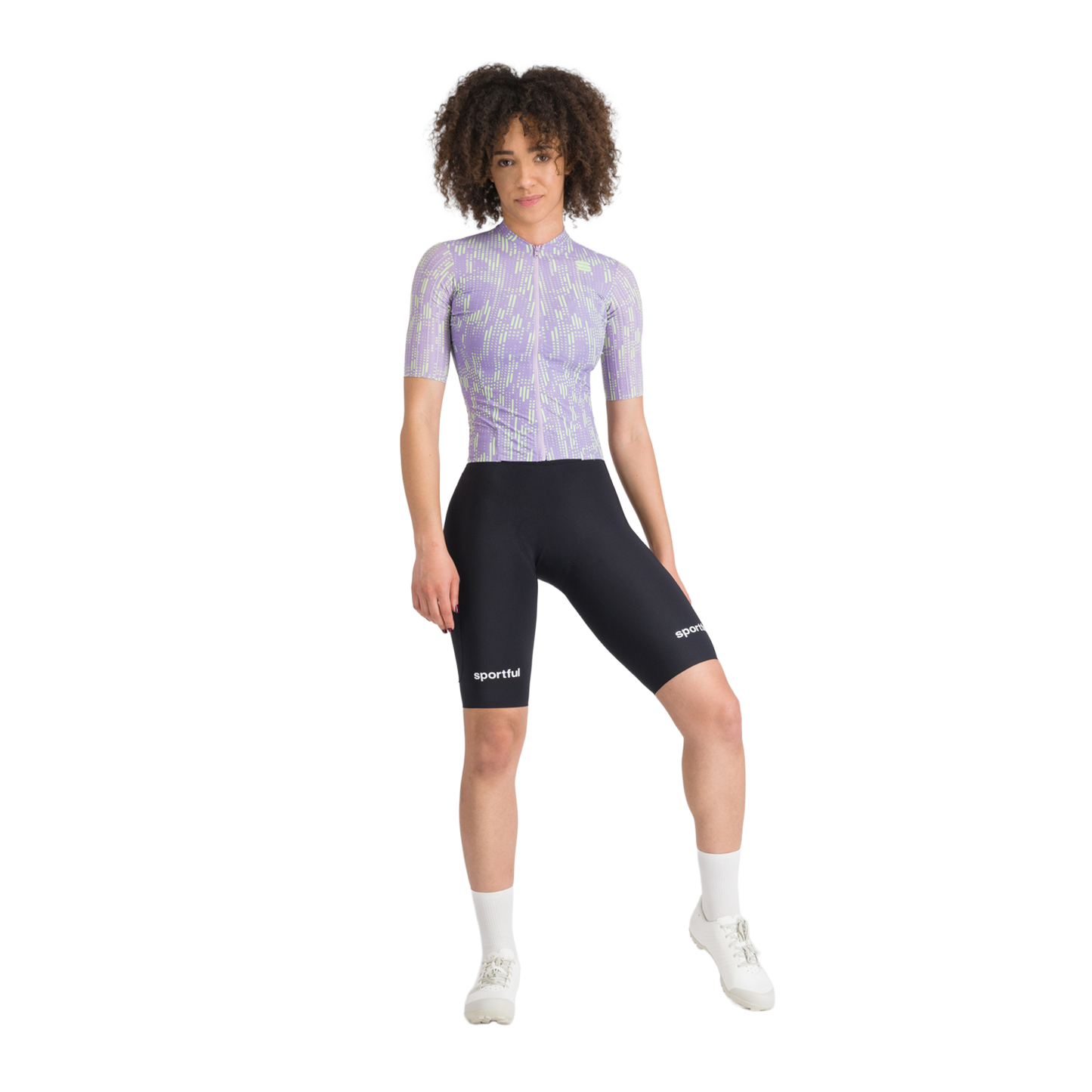 Women's SPORTFUL G-SUIT Short Sleeve Black/Purple