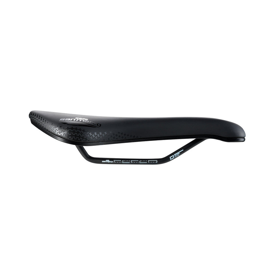 Saddle SAN MARCO ASPIDE SHORT COMFORT OPEN-FIT DYNAMIC L3 Width 155mm Rails Manganese