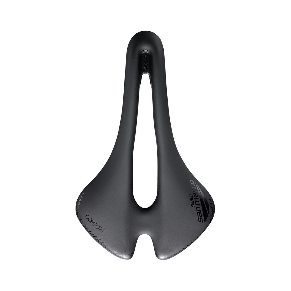 Saddle SAN MARCO ASPIDE SHORT COMFORT OPEN-FIT DYNAMIC L3 Width 155mm Rails Manganese