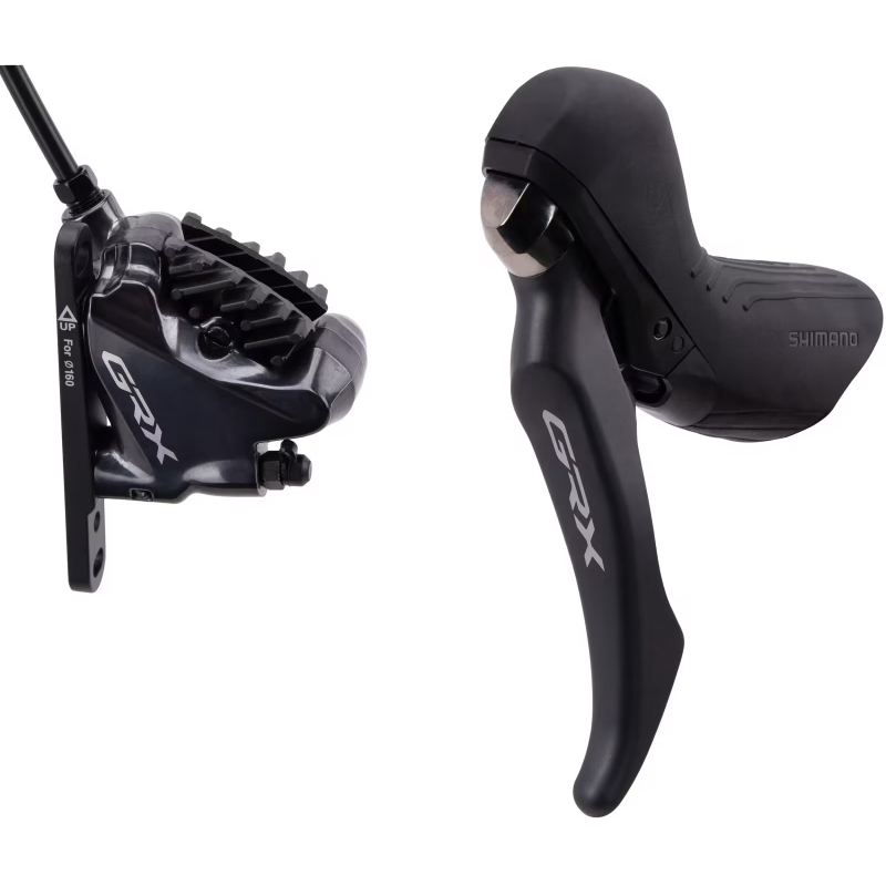 Αριστερή Μανέτα Mono και Εμπρόσθια Δαγκάνα SHIMANO GRX BL-RX810 + BR-RX810 Flat Mount