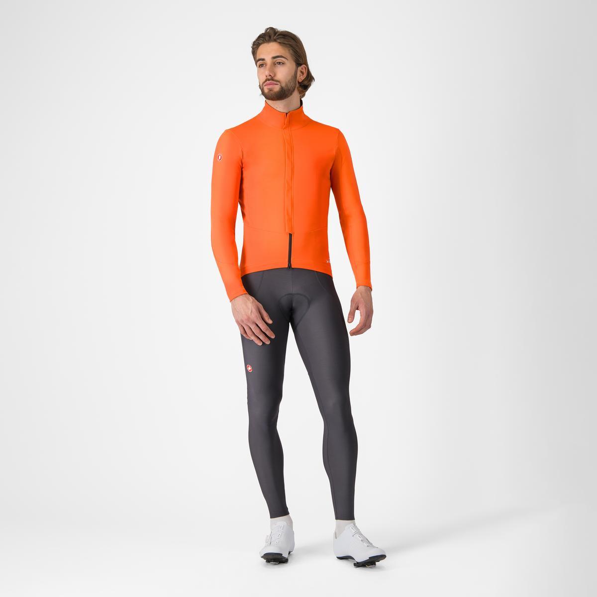 CASTELLI PERFETTO AIR Μπουφάν πορτοκαλί/μαύρο