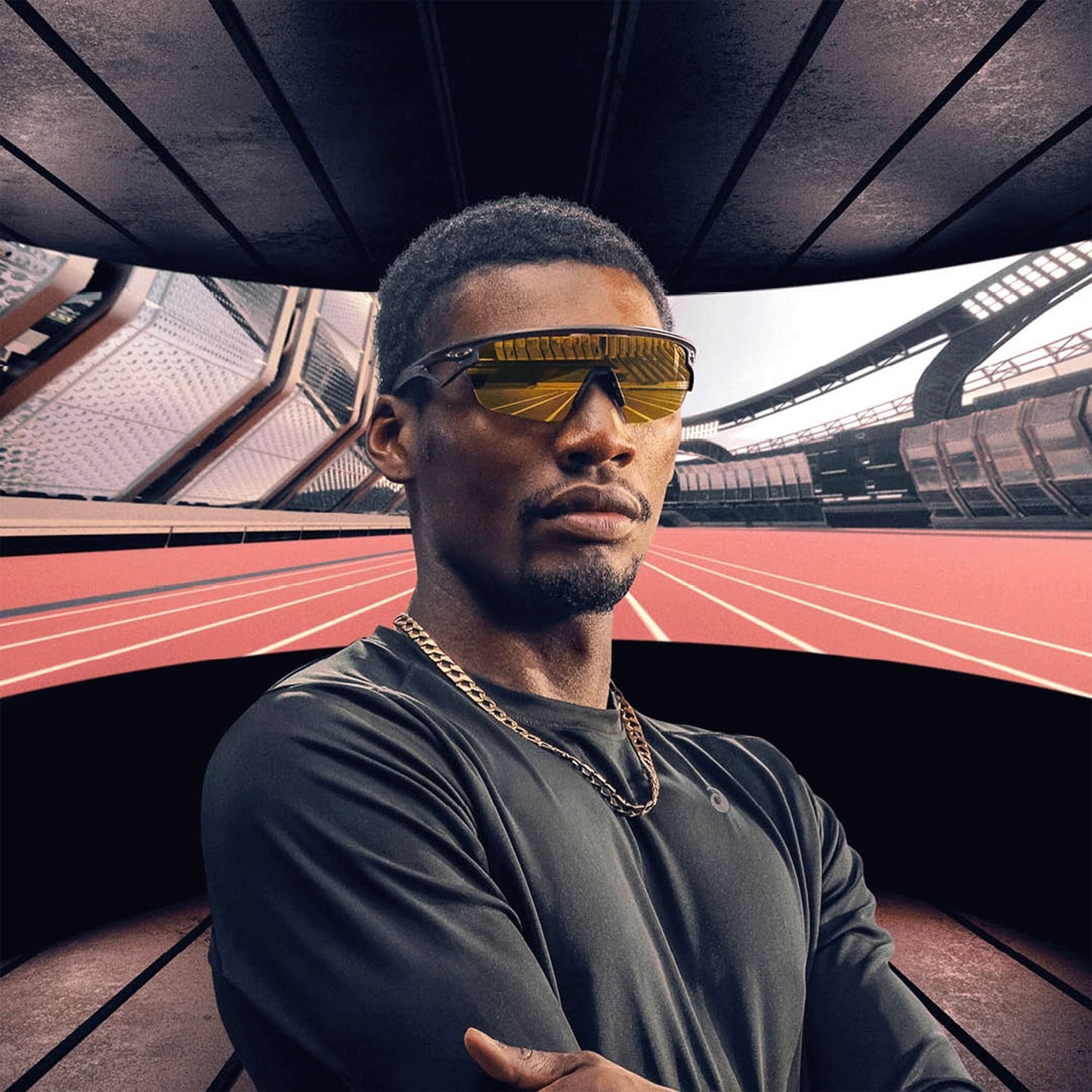 OAKLEY SPHAERA Carbon Matt 24K Polarized Goggles - 0OO9403-0436