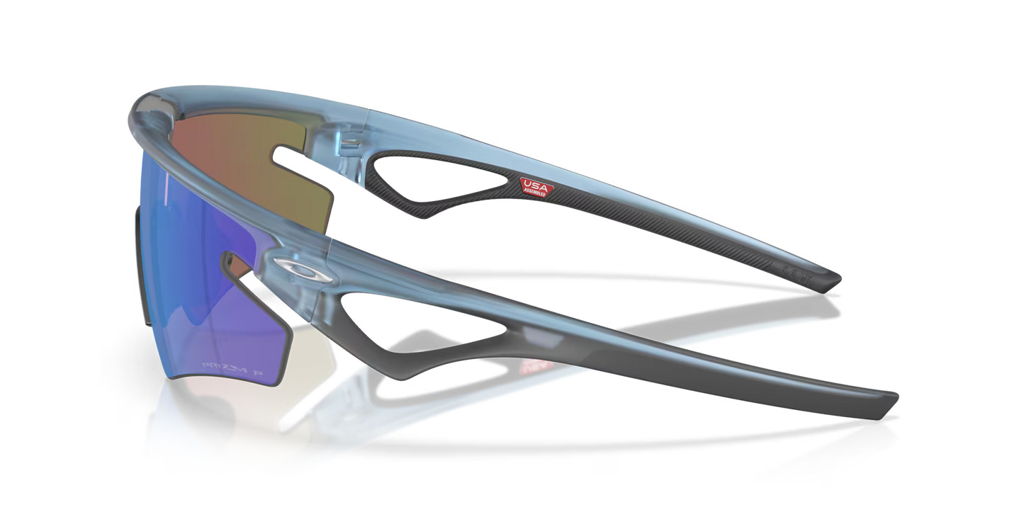 OAKLEY SPHAERA SLASH Ματ διαφανή πέτρινα γυαλιά Prizm Sapphire Pol φακός