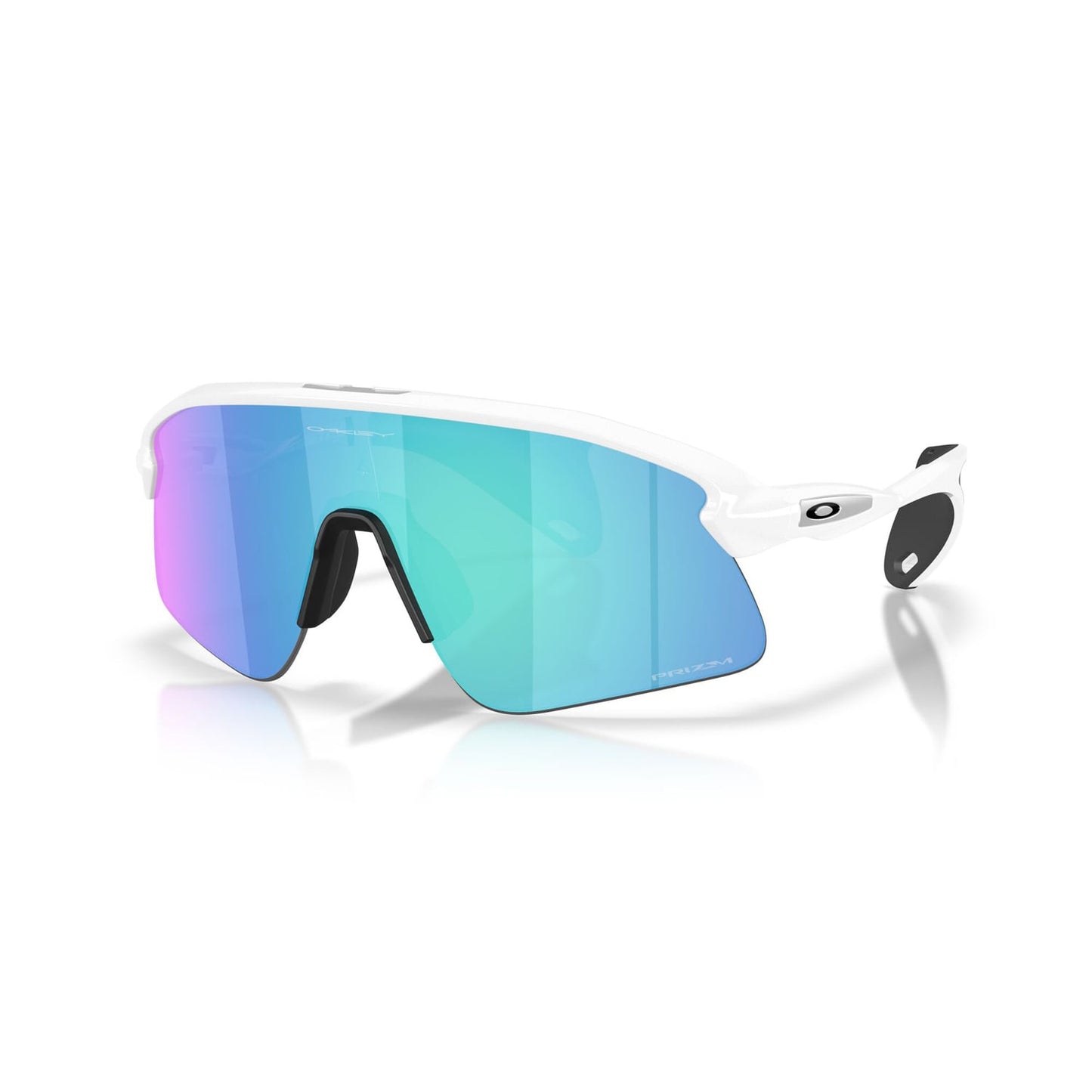 OAKLEY STUNT DEVIL Glasses White Matt Prizm Sapphire