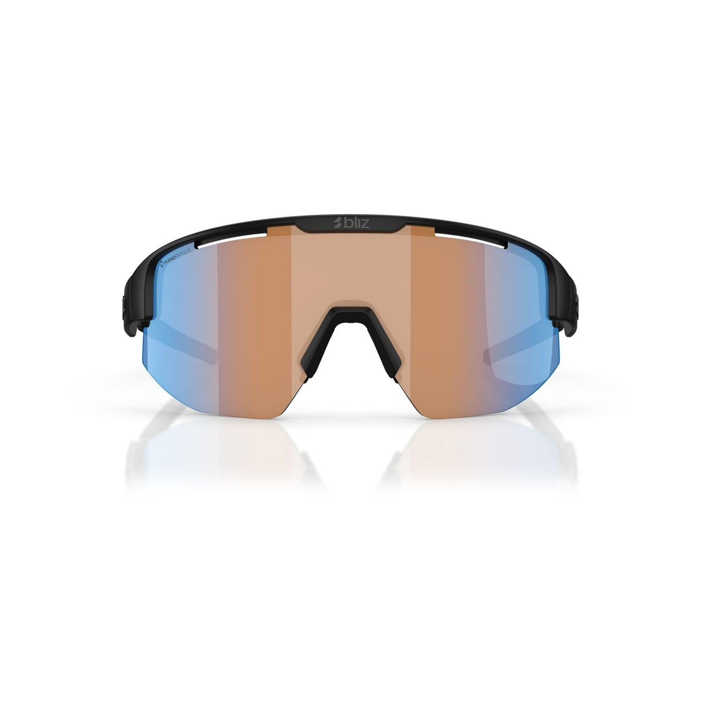 BLIZ MATRIX SMALL Goggles Black Matt Orange Screen