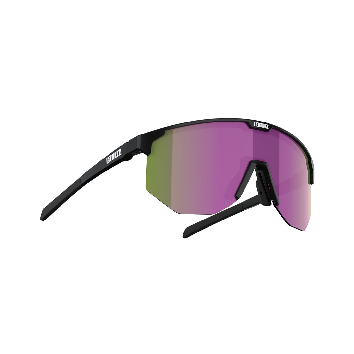 BLIZ HERO Goggles Black Matt Brown Screen Violet Multi