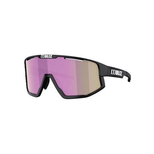 Γυαλιά BLIZ FUSION SMALL Μαύρος ματ φακός Brow w Pink Multi