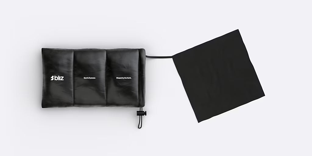 Γυαλιά BLIZ P001S Μαύρο μαύρο ματ με καπνογόνο φακό