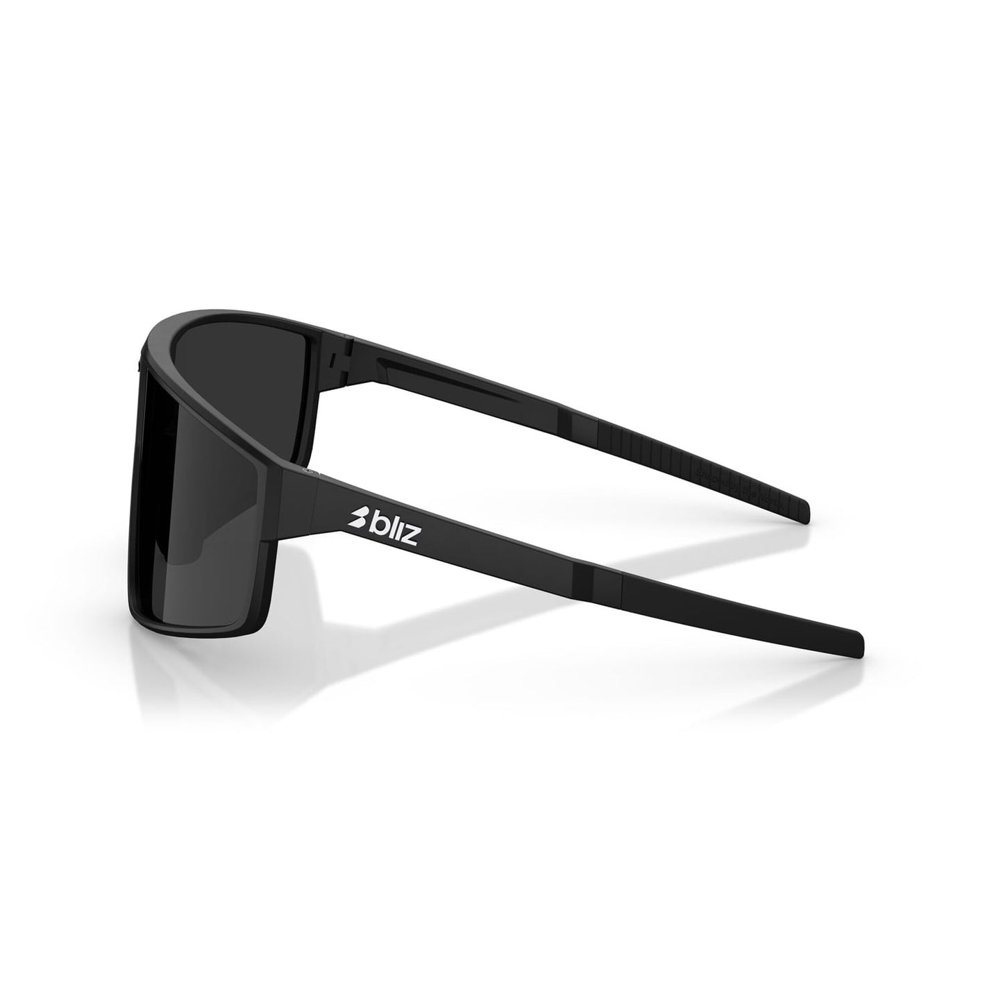 BLIZZ P002S Black Matt Smoke Grey Frame Glasses