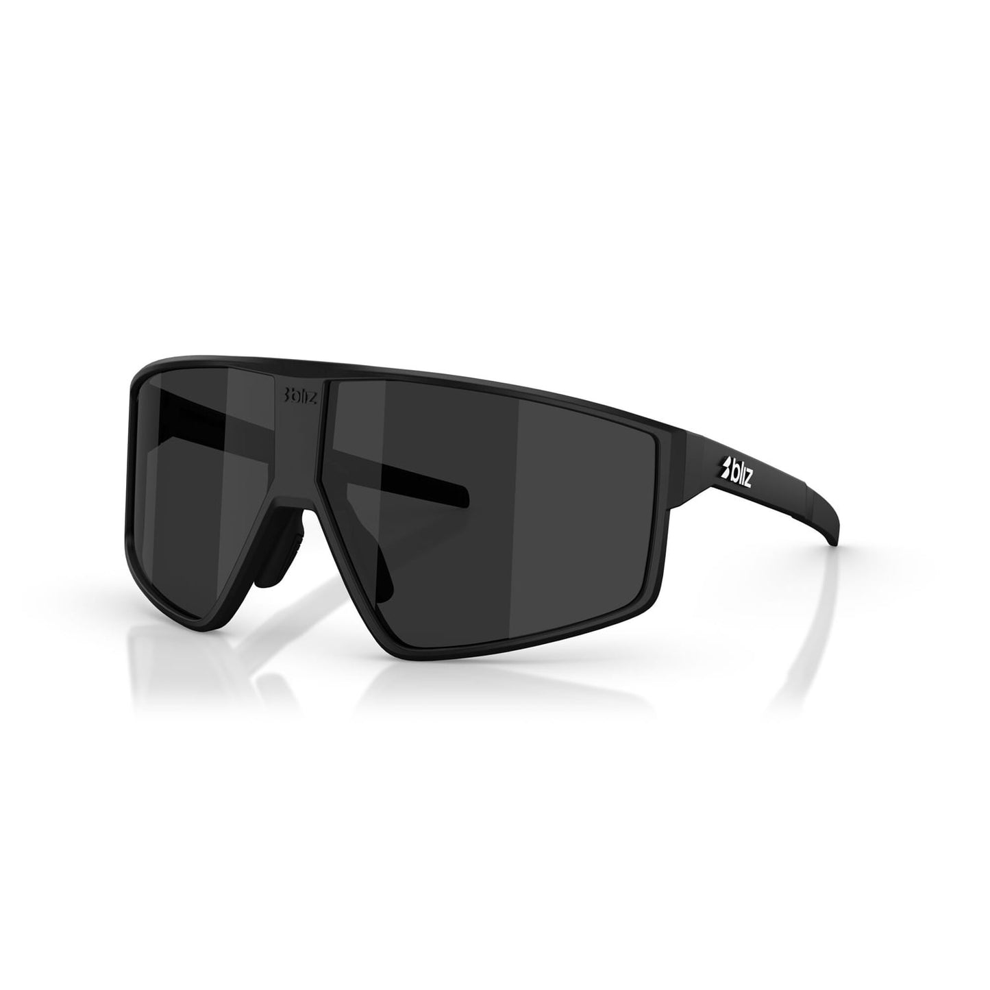 BLIZZ P002S Black Matt Smoke Grey Frame Glasses