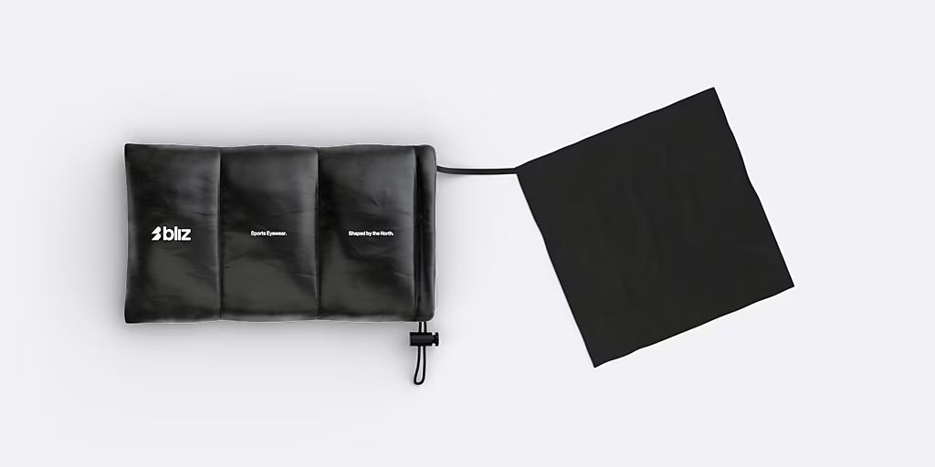 BLIZ P003 Μαύρα ματ γυαλιά Nano Optics Nordic Ligh Coral - Orange w Blue Multi