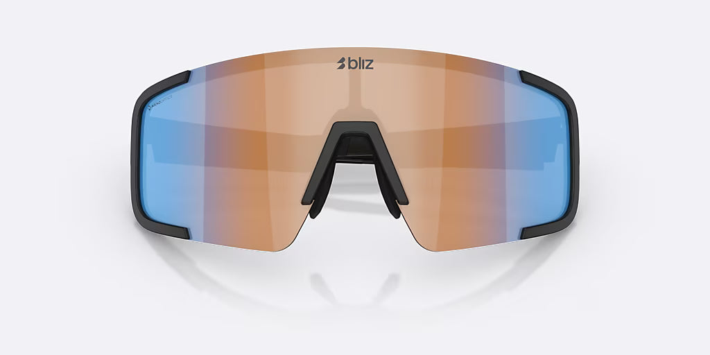 BLIZ P003 Μαύρα ματ γυαλιά Nano Optics Nordic Ligh Coral - Orange w Blue Multi