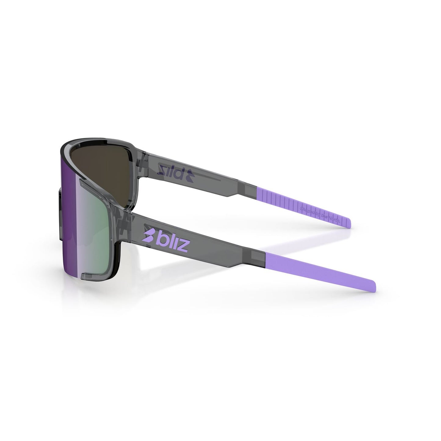 BLIZ P003 SMALL Crystal Black Purple Multii Glasses