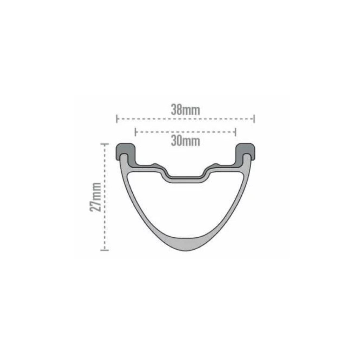 Ζεύγος τροχών άνθρακα ENVE M730 HYDRA 29" 15x110/12x148mm Boost 6 Hole Μαύρο