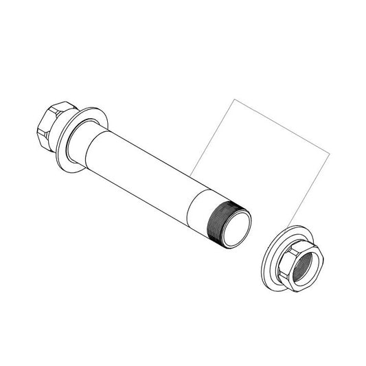 Εσωτερικός άξονας μπροστινού τροχού 12x100mm ENVE INNERDRIVE