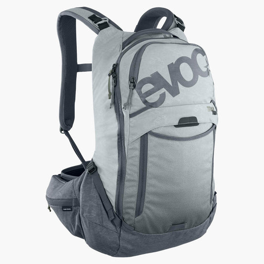 EVOC TRAIL PRO 16L Backpack with Back Panel, Gray