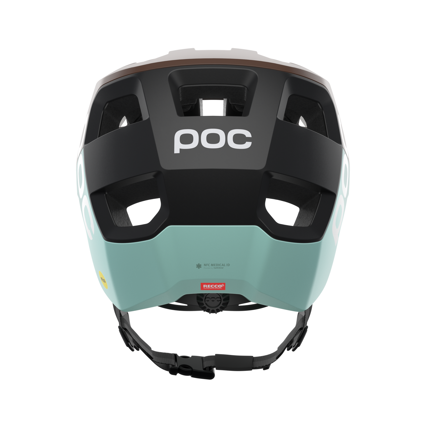 POC KORTAL RACE MIPS MTB Helmet White Brown/Blue