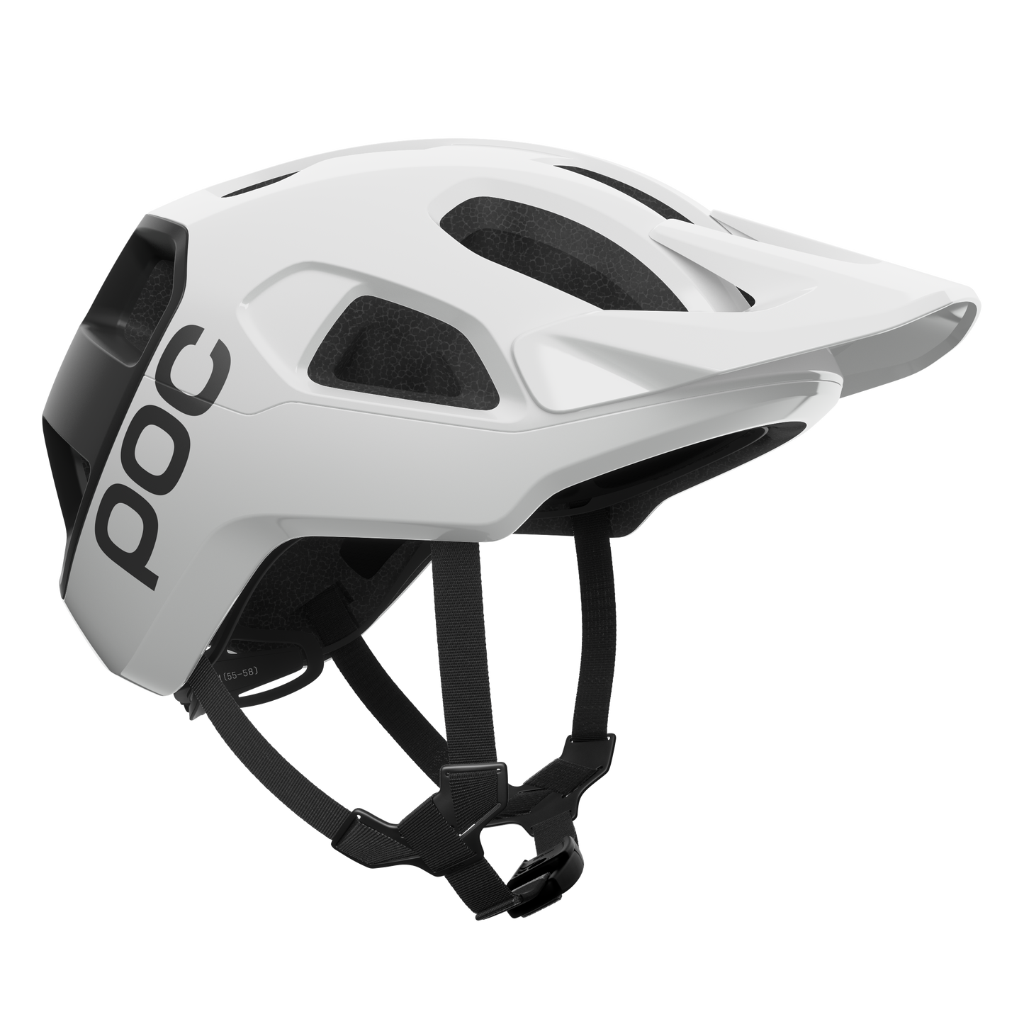 POC CULARIS MTB Helmet White/Black Matt Logo