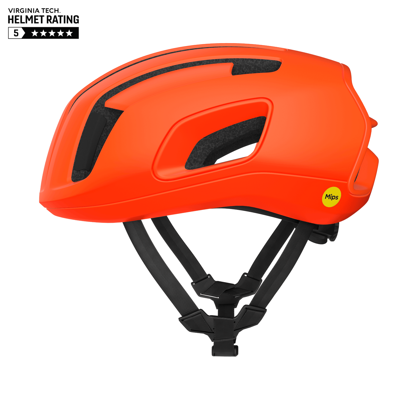 POC CYTAL MIPS Orange Fluo Road Helmet