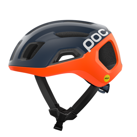 POC VENTRAL AIR MIPS κράνος δρόμου ναυτικό/πορτοκαλί/λευκό ματ