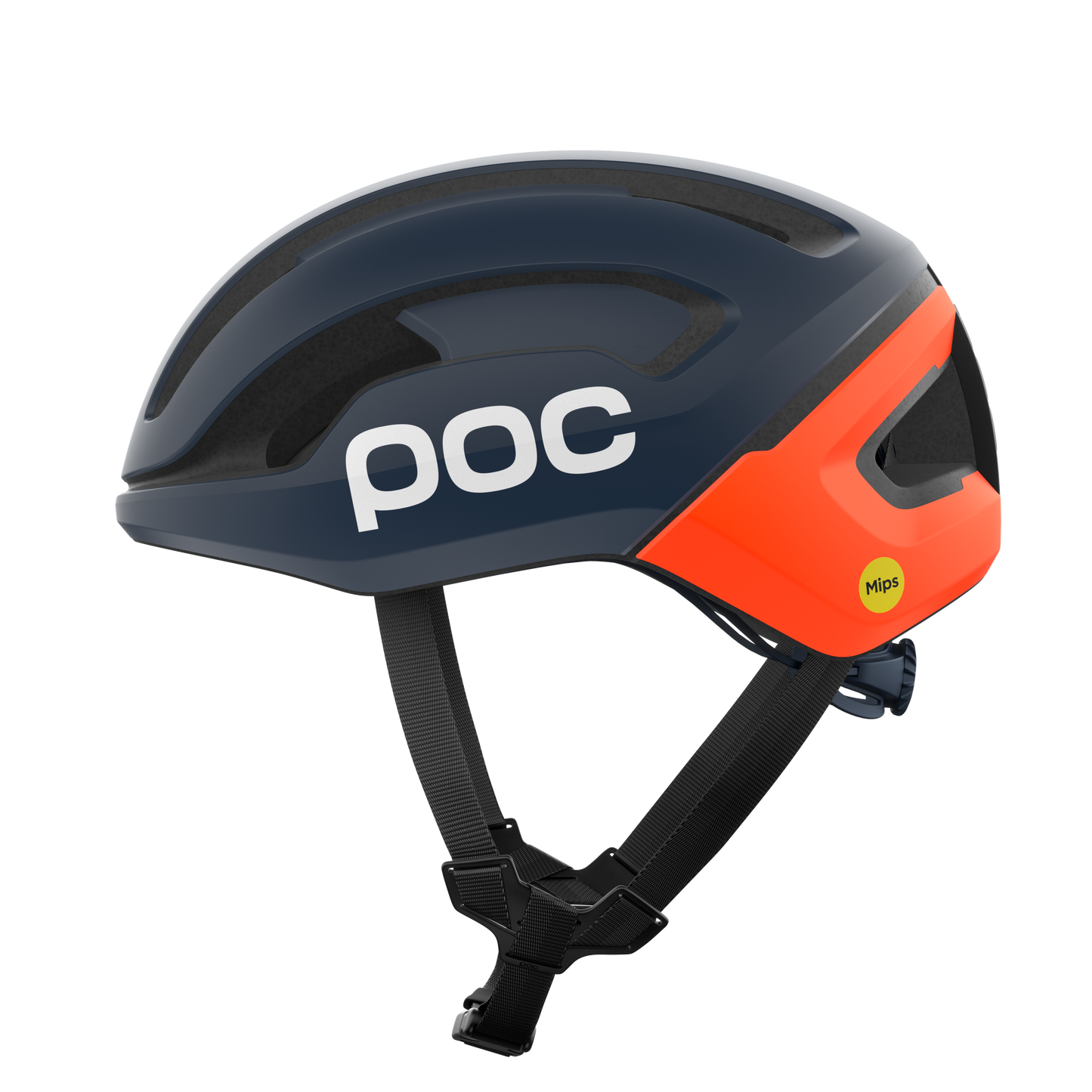 POC OMNE AIR MIPS Road Helmet Navy/Orange Matt